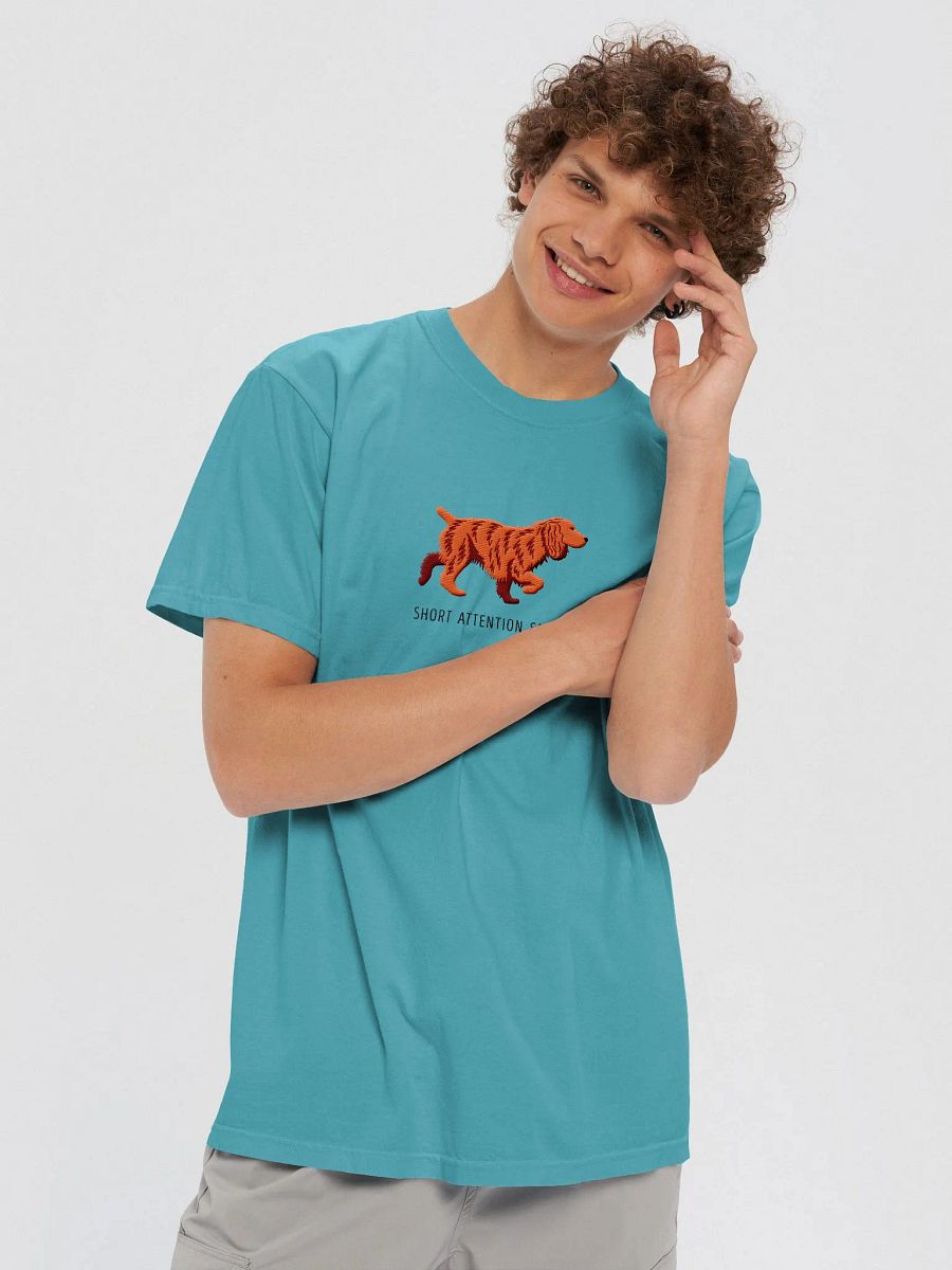 Short Attention Spaniel T-Shirt(Embroidered) of a Cocker Spaniel product image (6)