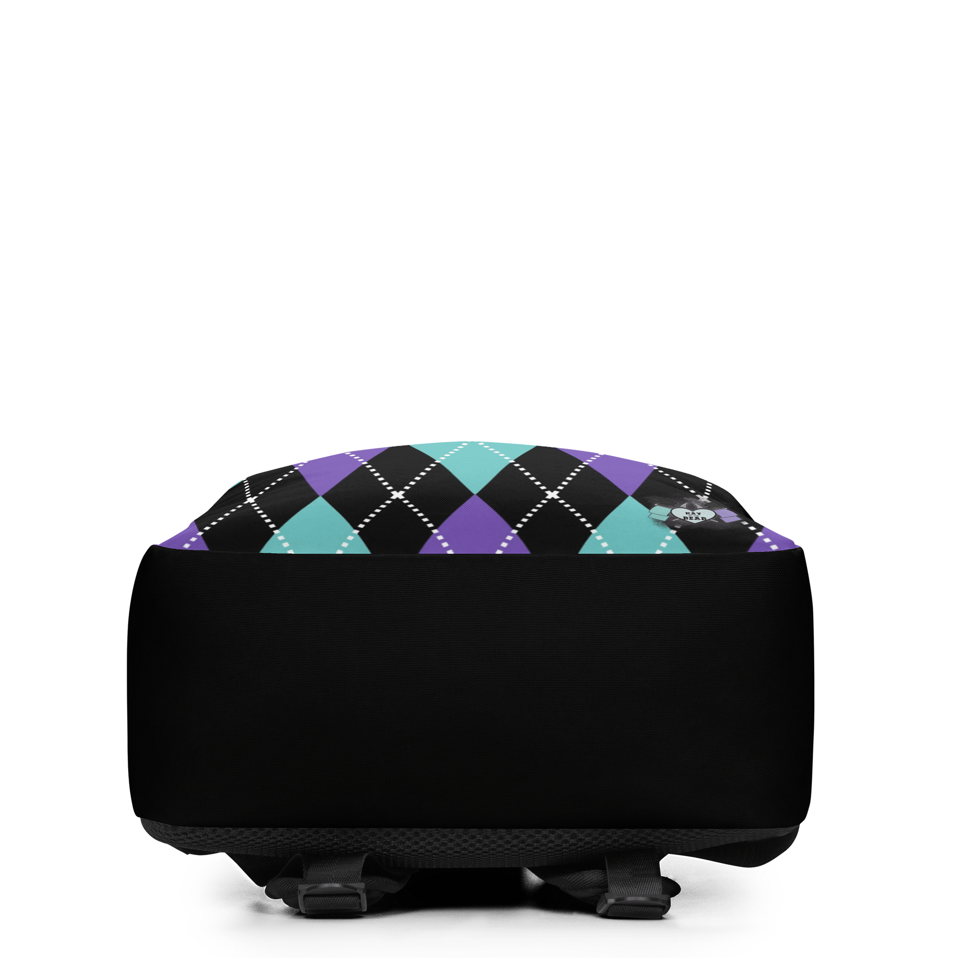 Black Argyle Backpack product image (4)