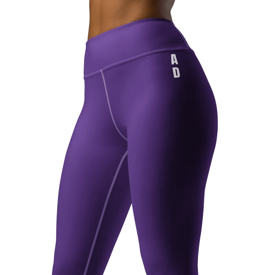Unisex Purple Yoga Leggings product image (4)