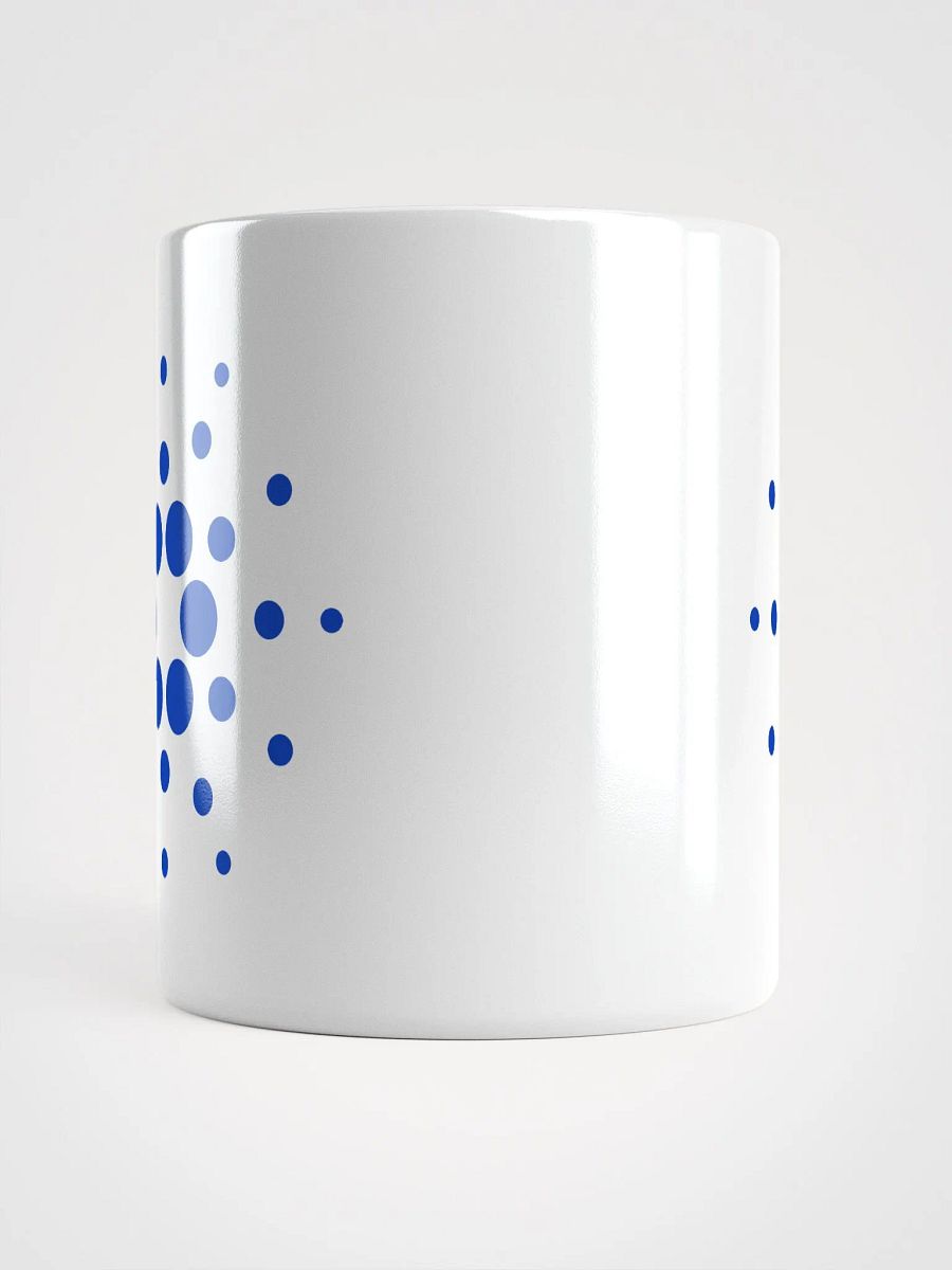 Cardano Logo White Glossy Mug product image (2)