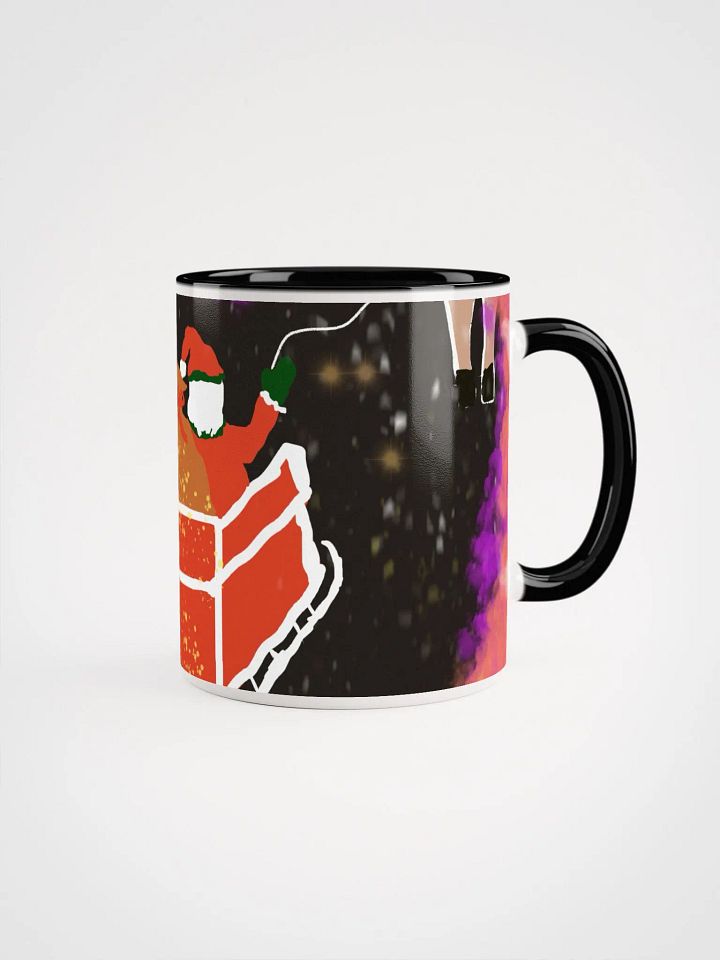 Santa's Cosmic Sleigh Ride Ceramic Mug product image (2)