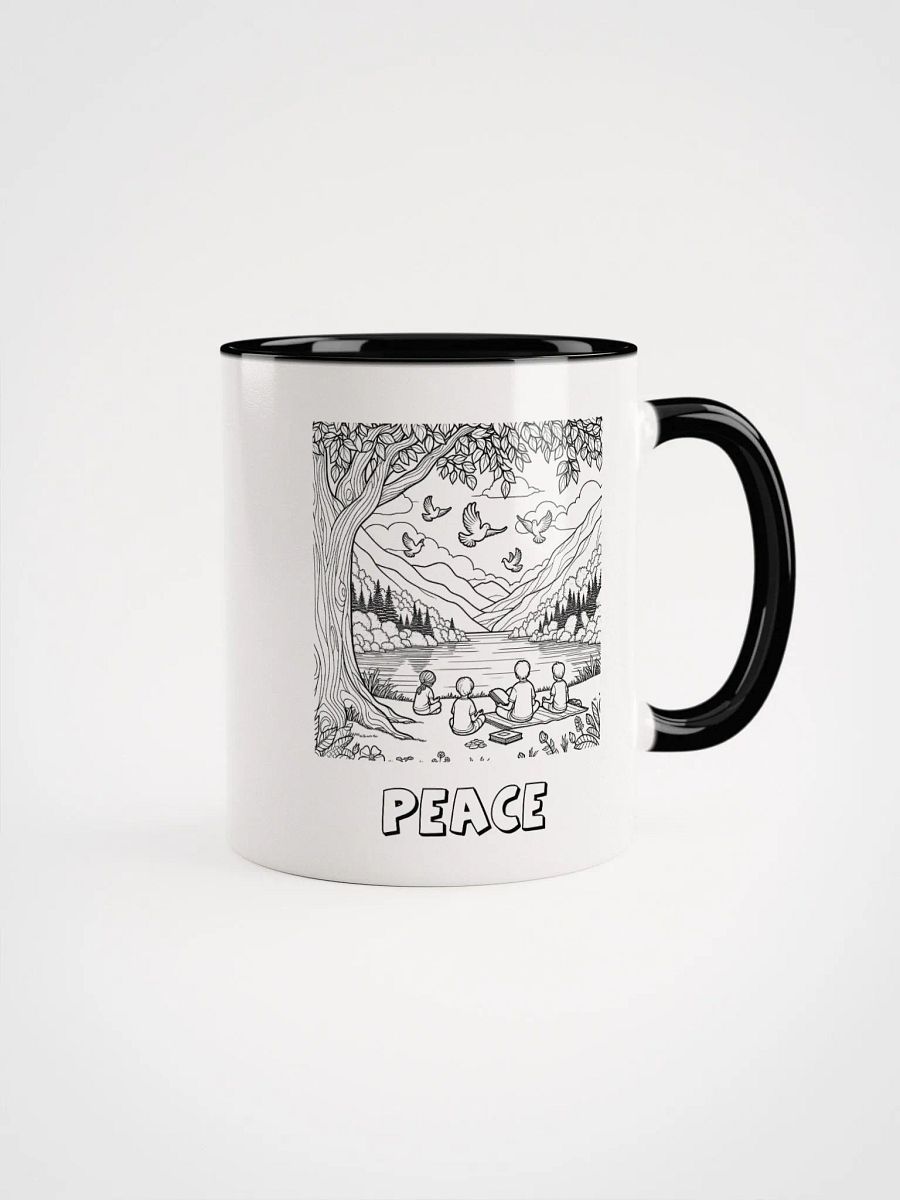 Peace’s Tranquil Sanctuary Coloring Book Mug product image (1)