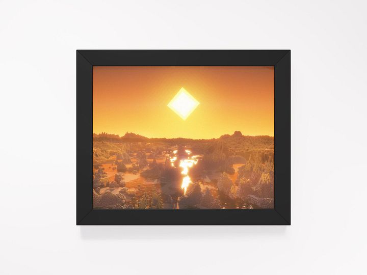 Framed Ice Plains Matte Poster product image (2)
