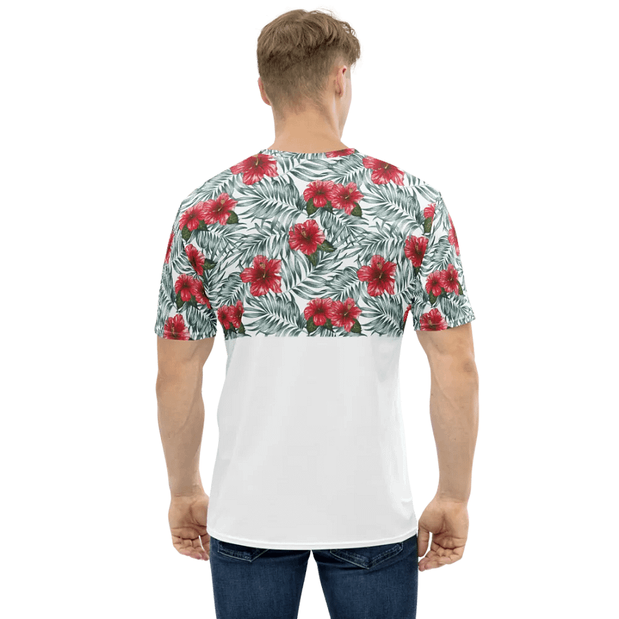 Hibiscus Leaf Design | Crew Neck T-Shirt product image (4)
