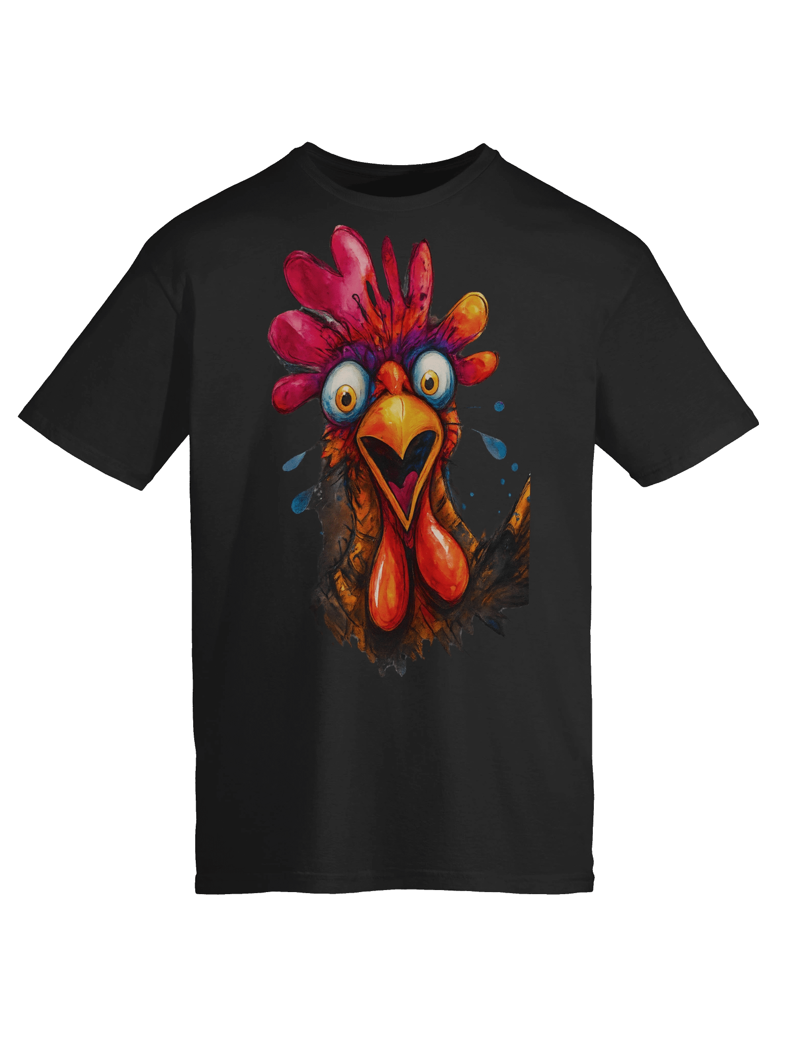 Surprised Rooster Unisex T-Shirt product image (91)