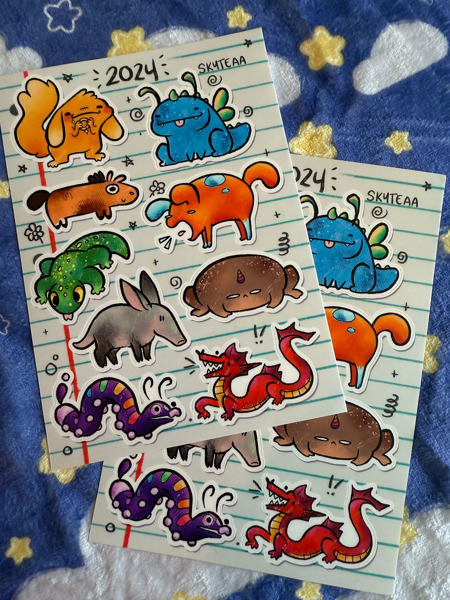 Derp Doodle Sticker Sheet (2024) product image (1)