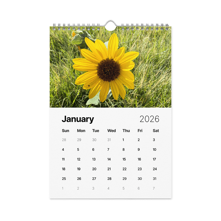 2026 Wildflower Photo Calendar product image (2)