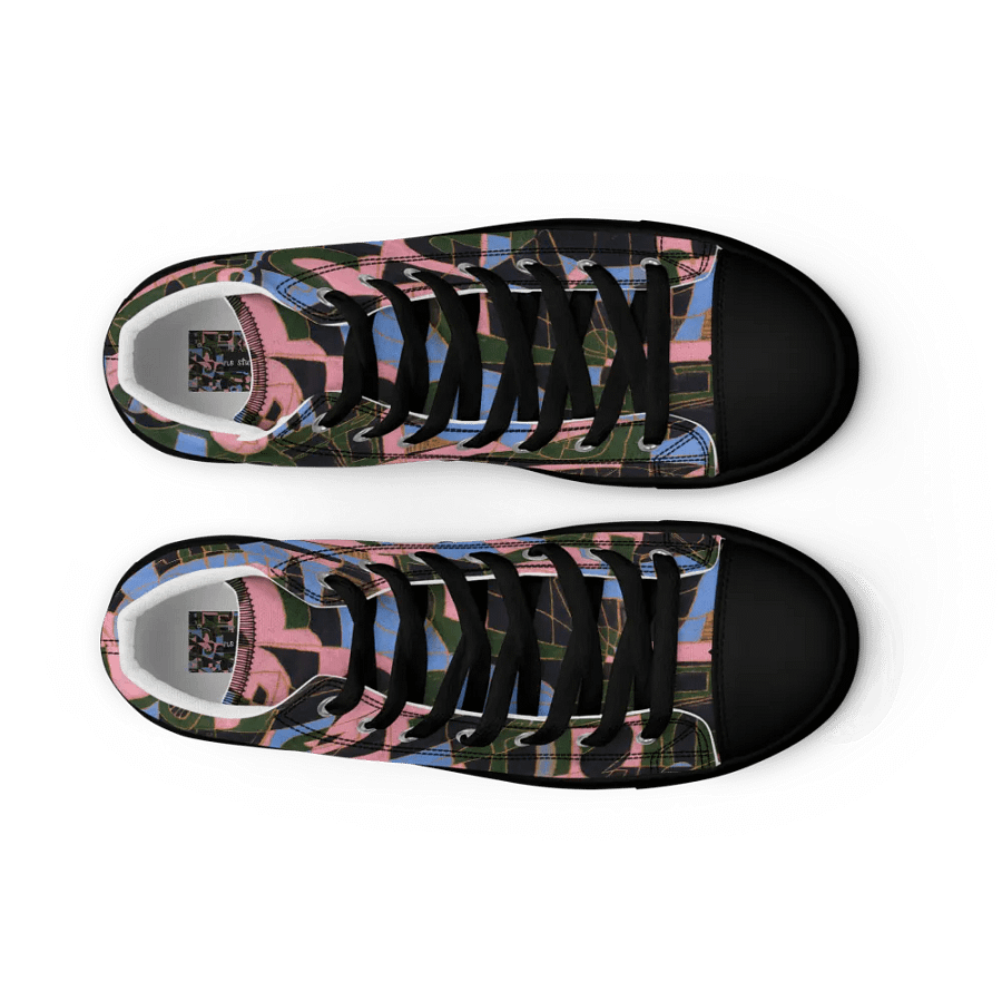 Squid Women's High Top Canvas Shoes product image (12)