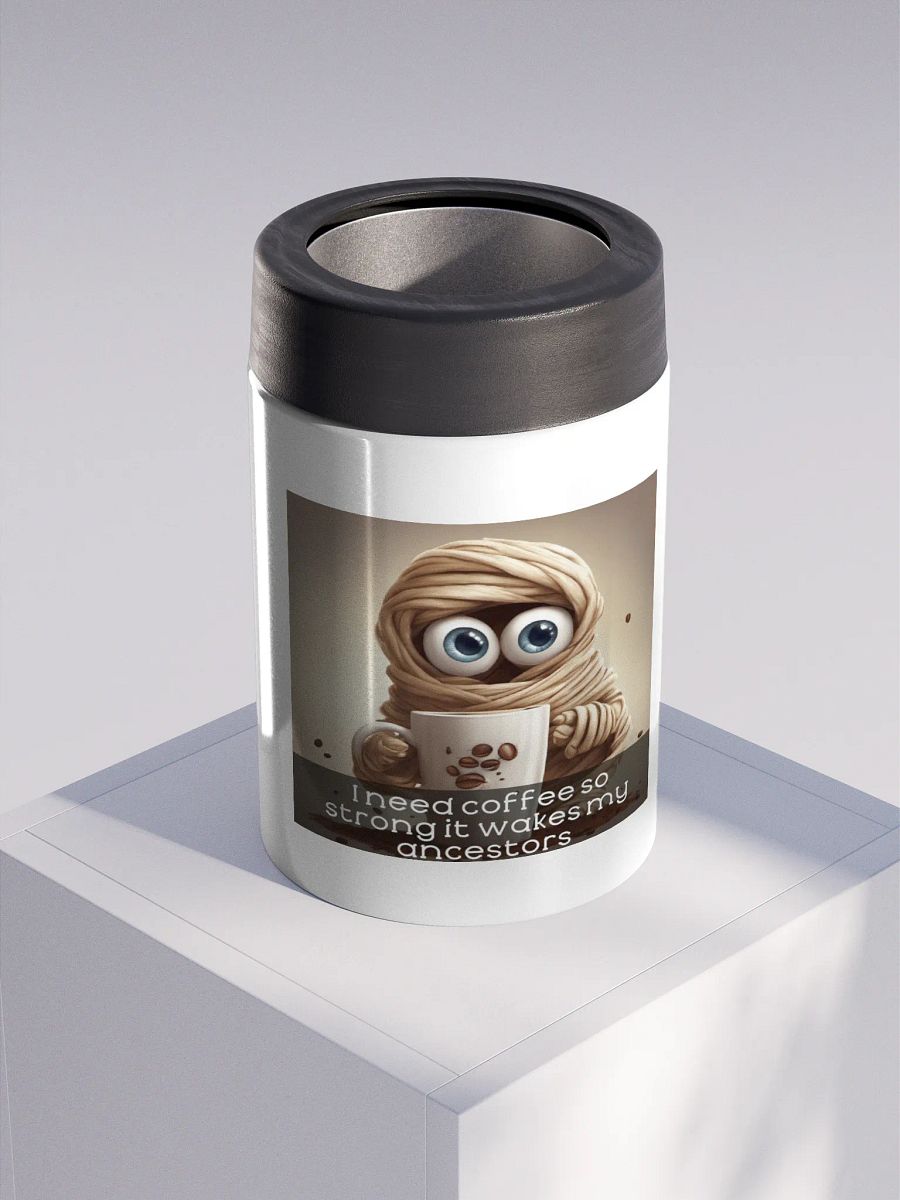 Ancestor Strength Coffee Stainless Steel Koozie product image (3)