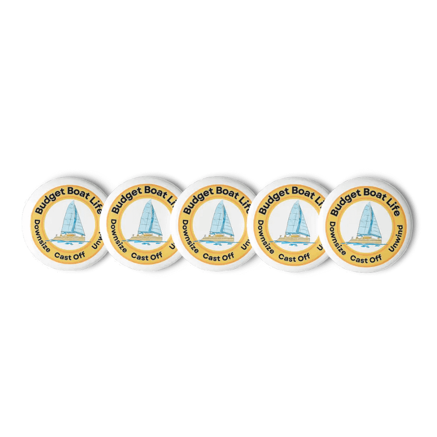 Budget Boat Life Pin Buttons product image (1)