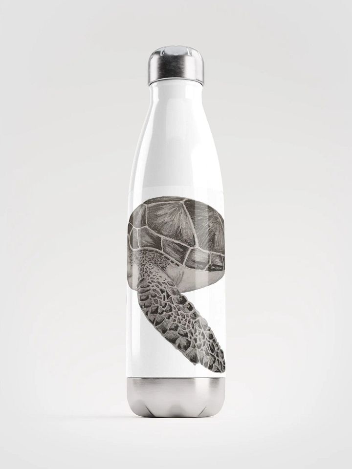 Turtle Drawing Water Bottle product image (1)