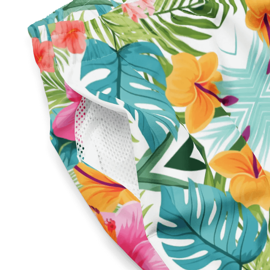 Men’s Swim Trunks – Tropical Bloom product image (4)