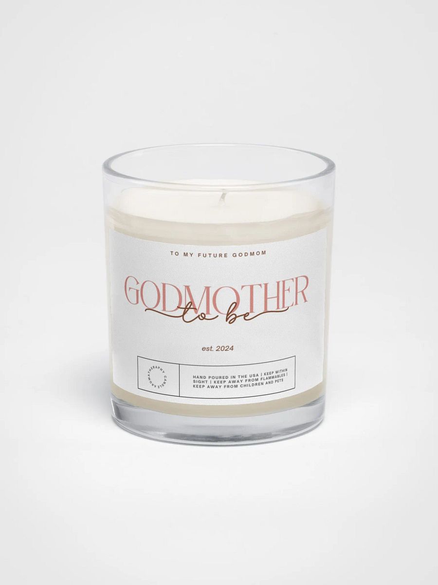 Elegant godmother proposal candle product image (2)