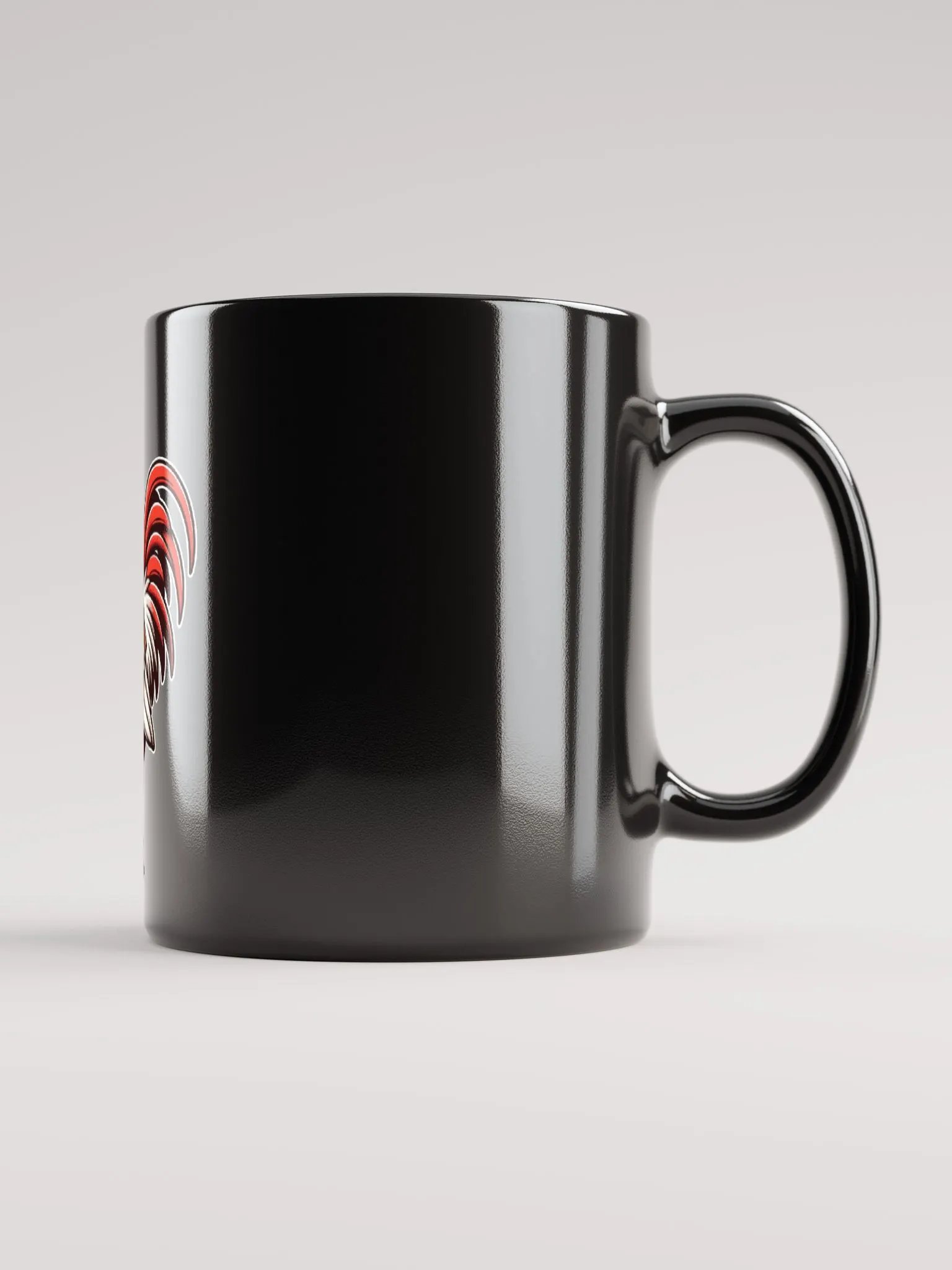 Rusty Rooster Coffee Mug in Black (Cigar-Free Edition) product image (6)
