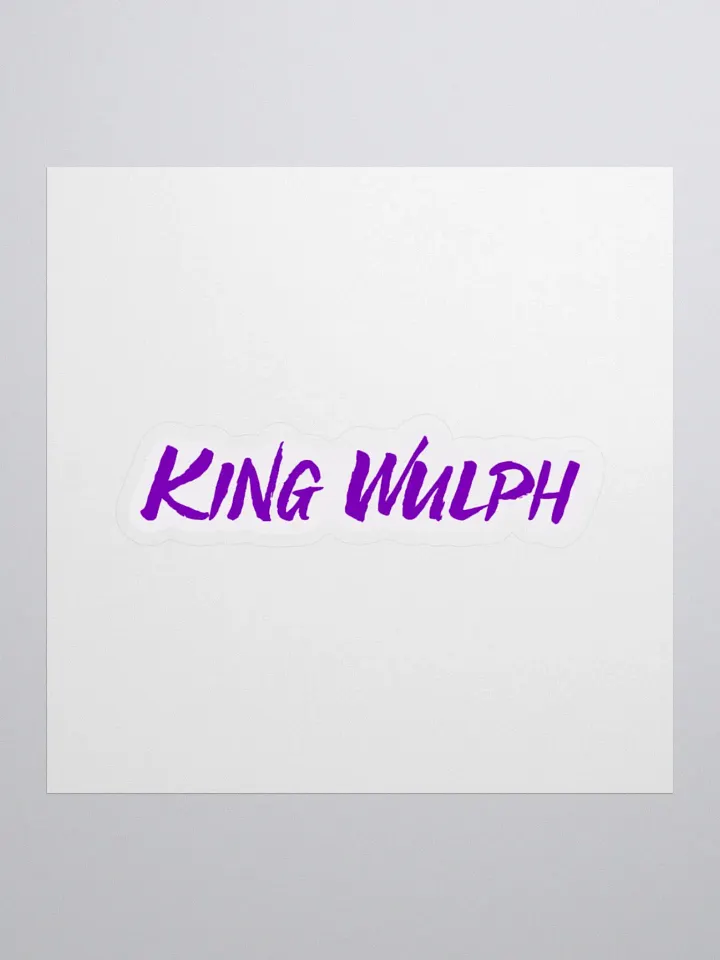 'Wulph Logo Text' Sticker product image (1)