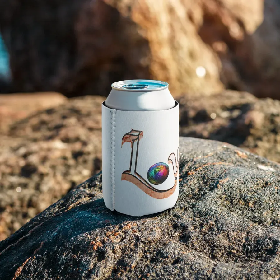 Love Bowling Swirled Can Cooler product image (8)