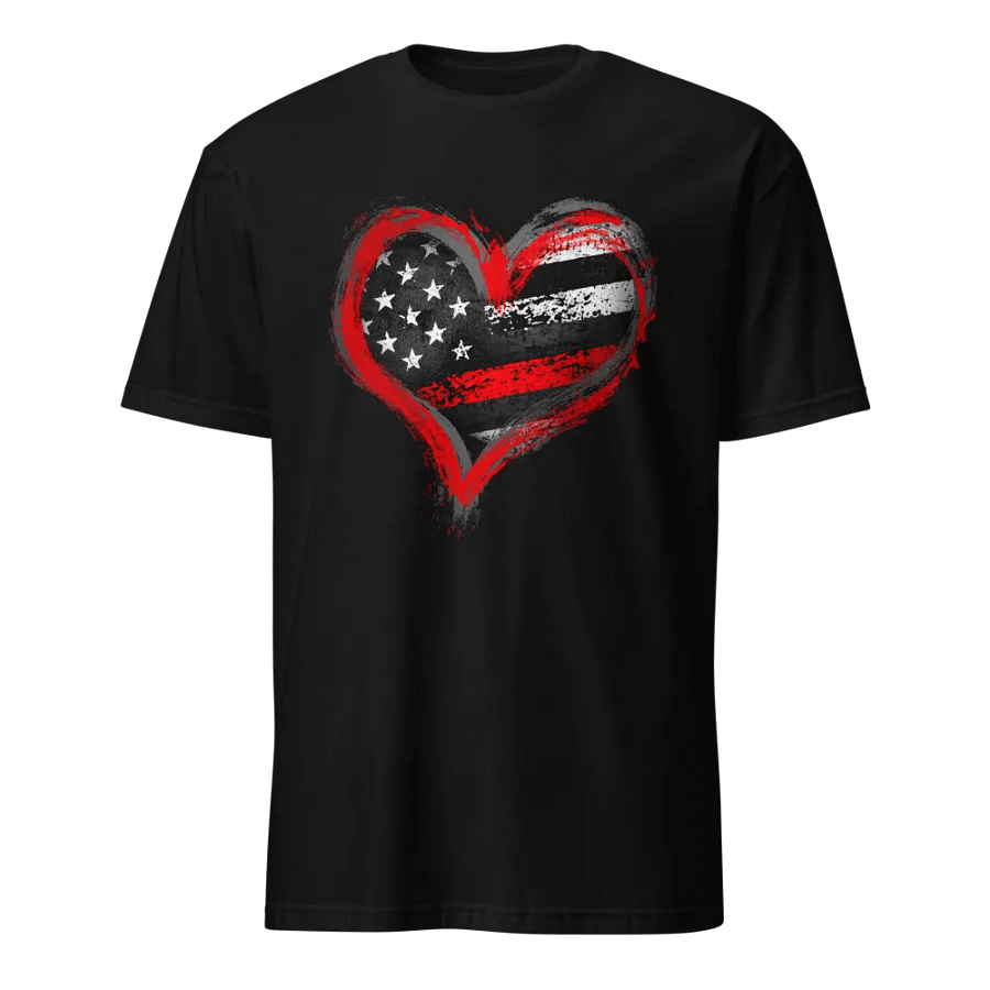 Thin Red Line Heart product image (1)