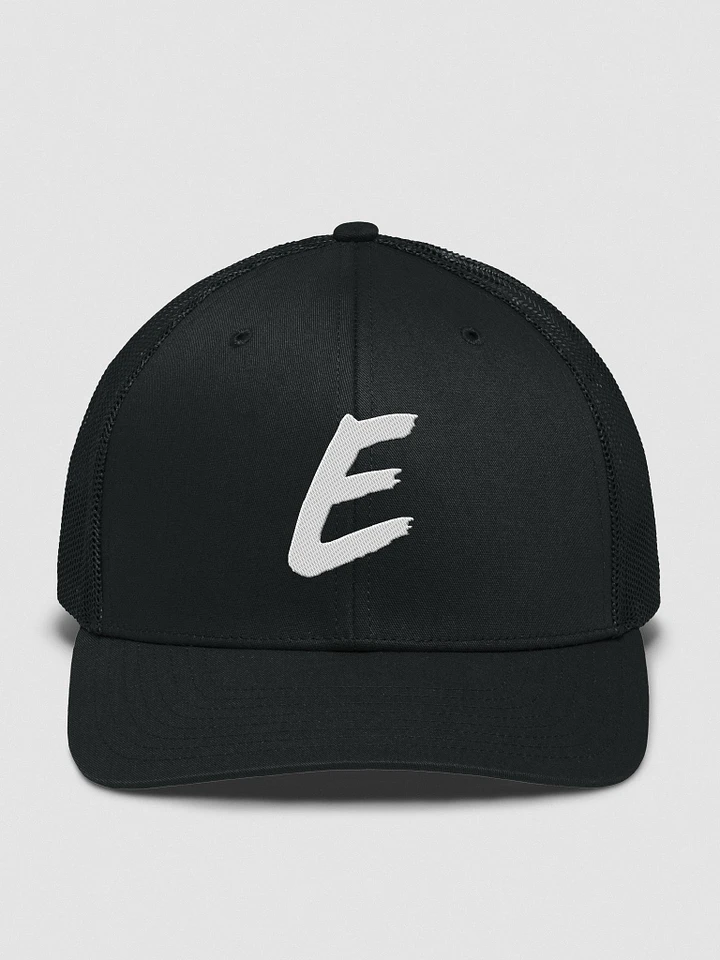 E Trucker Cap Black/Black product image (1)