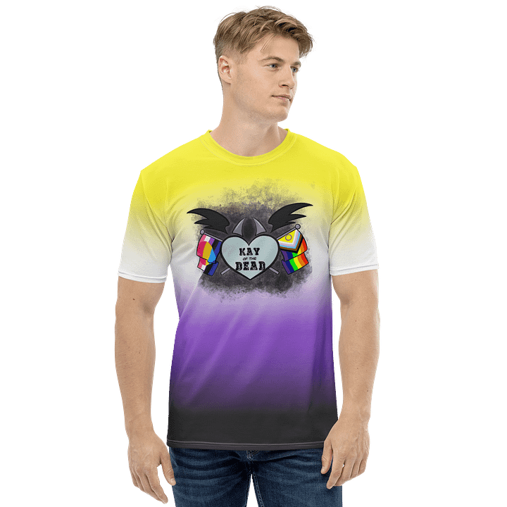 Kay_of_the_Dead Pride Logo Nonbinary Pride Tee product image (1)