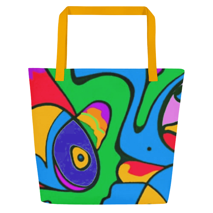 Vibrant Visions Large Tote Bag product image (7)