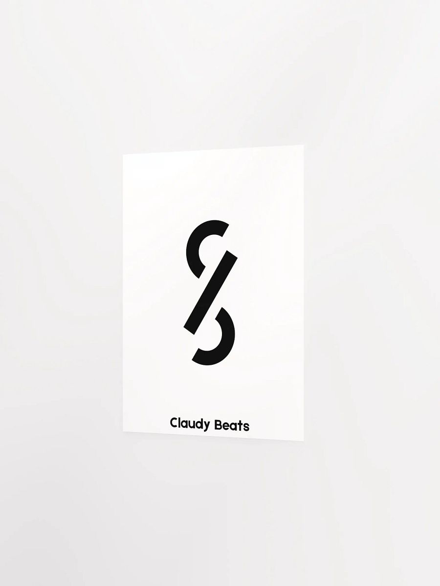 CLAUDY BEATS MIDNIGHT MUSE MATTE POSTER product image (2)