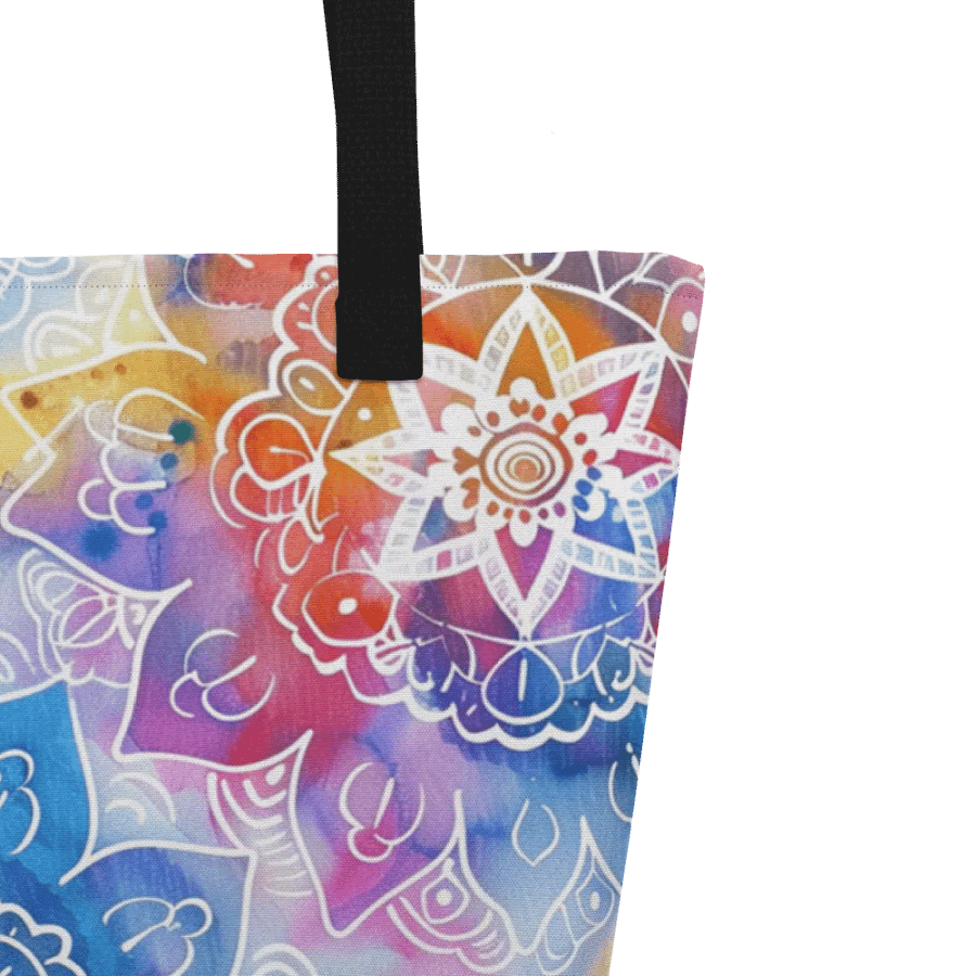 Mandala Mosaic Polyester Tote Bag product image (3)