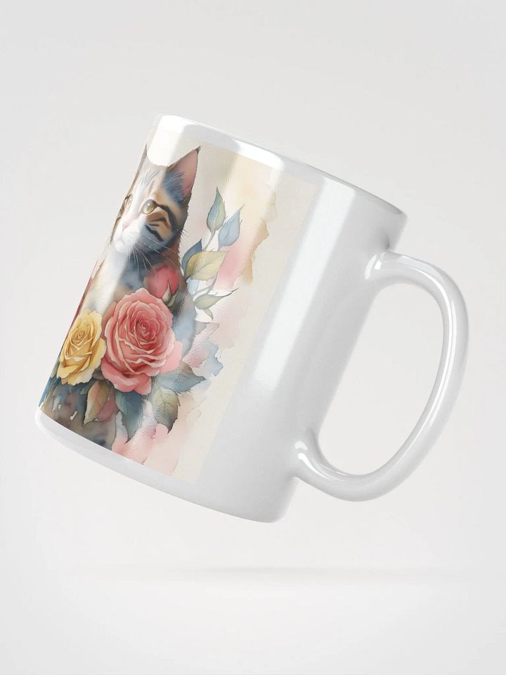 Floral Feline Watercolor Mug product image (3)