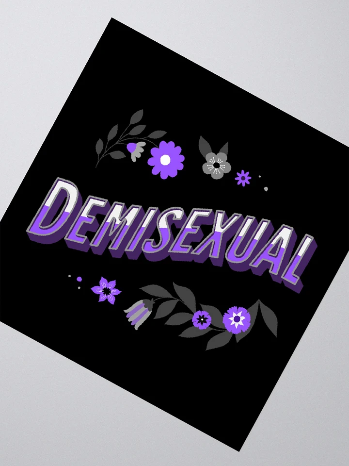 Floral Demisexual Sticker product image (4)