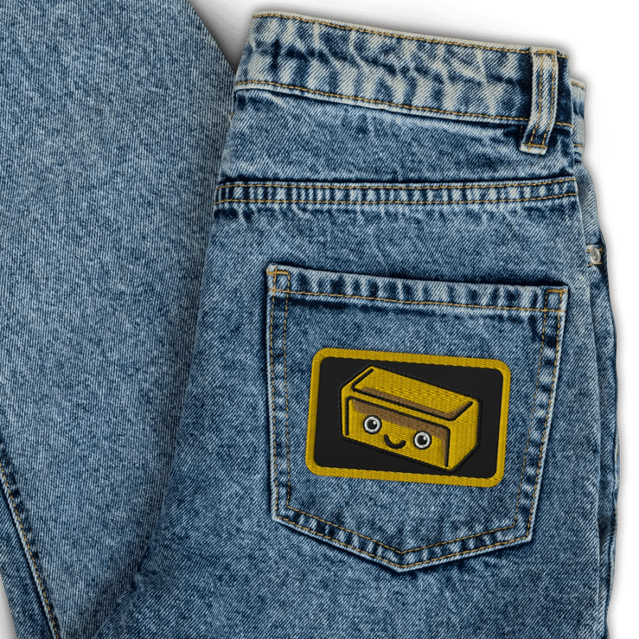 Happy Sample Embroidered Patch product image (3)