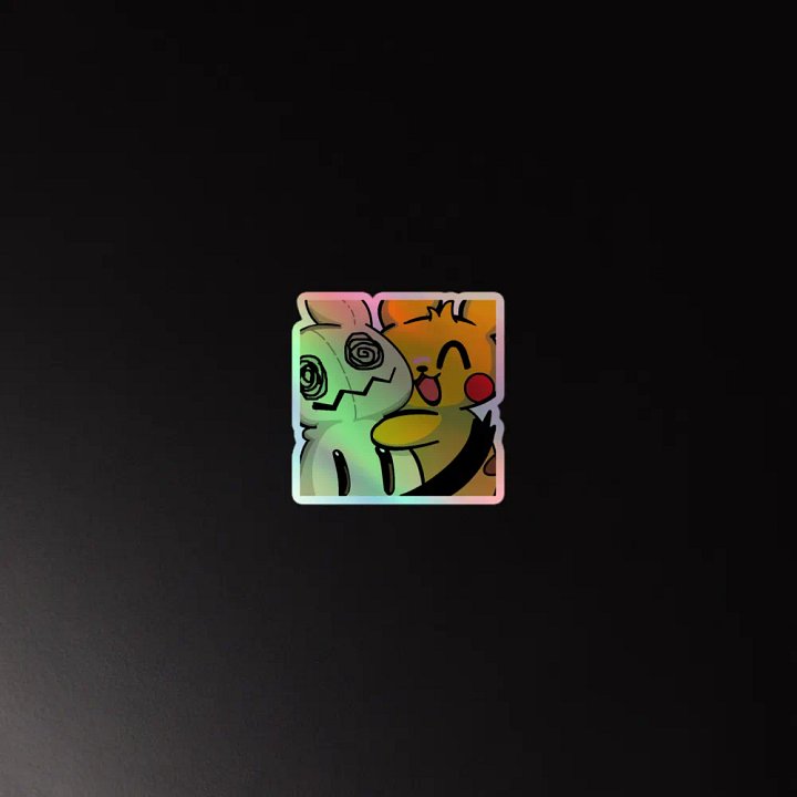 MimChu Emote Holo Sticker product image (4)