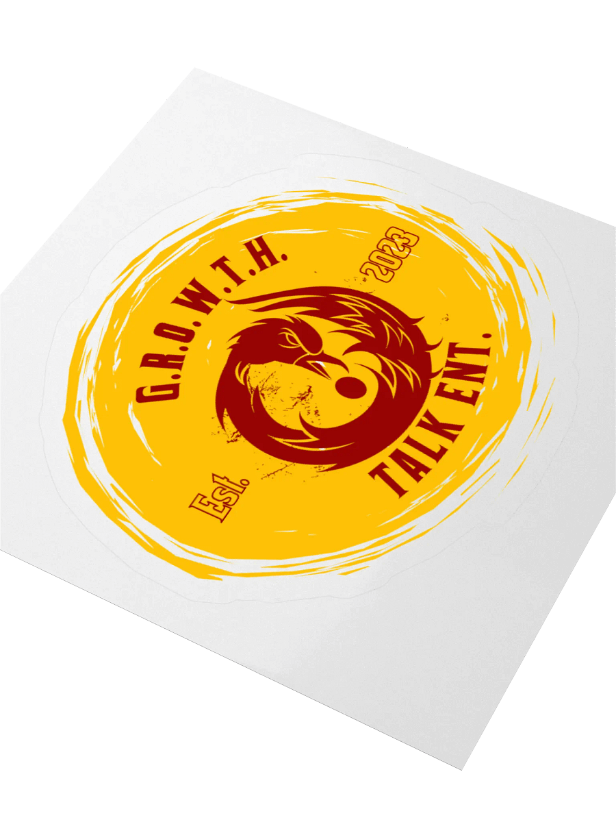 G.R.O.W.T.H. Talk Sankofa Sticker (gold) product image (3)