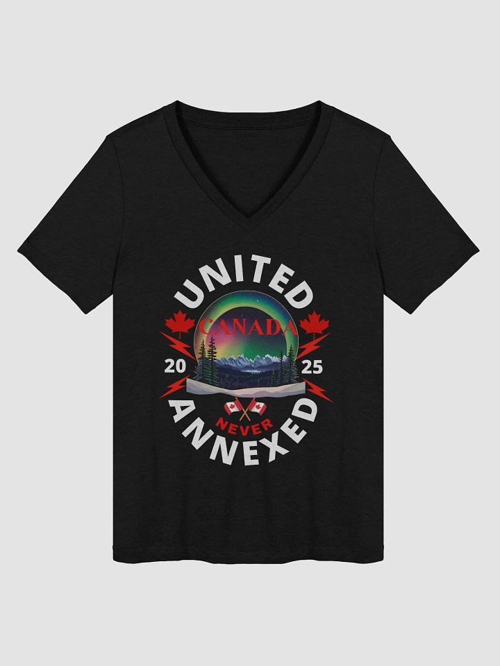 Northern Lights Canada Women's V-Neck Tee product image (14)