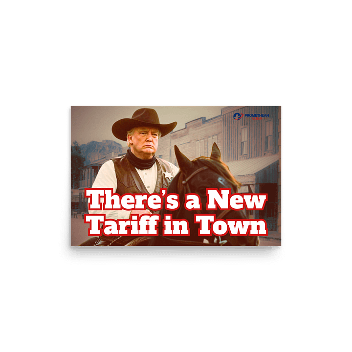 New Tariff in Town - Poster Street Deployment Sign product image (1)