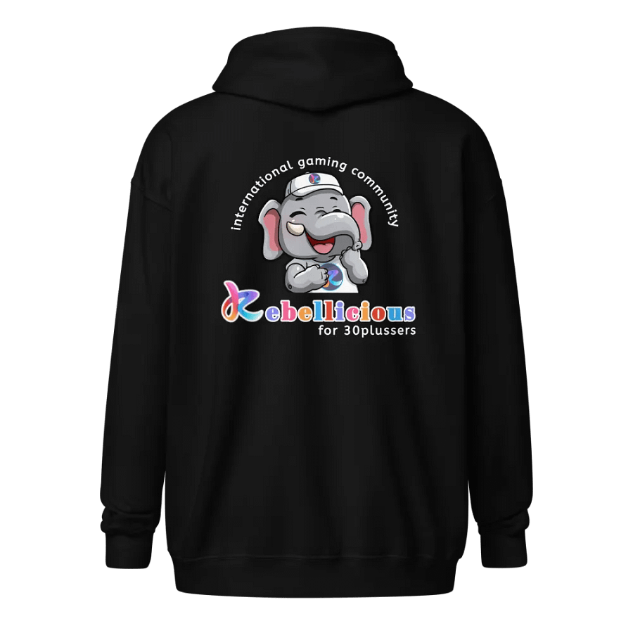 Rebellicious Laughing Zip Hoodie product image (2)