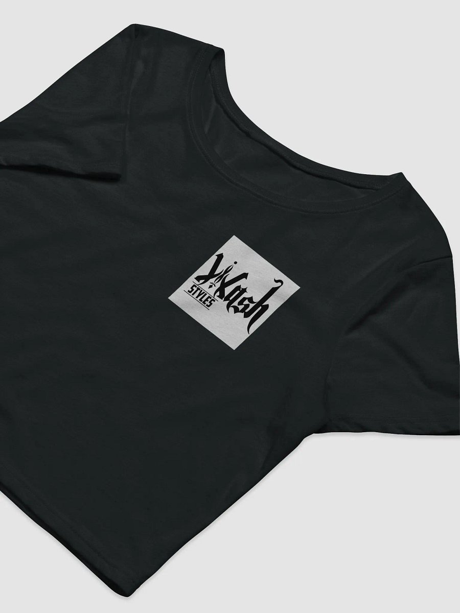 WASH STYLES LOGO WOMEN'S CROP T SHIRT product image (13)