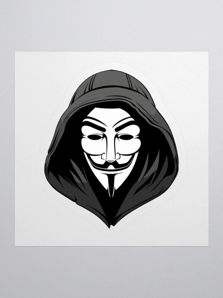 Guy Fawkes Hoodie Sticker product image (1)