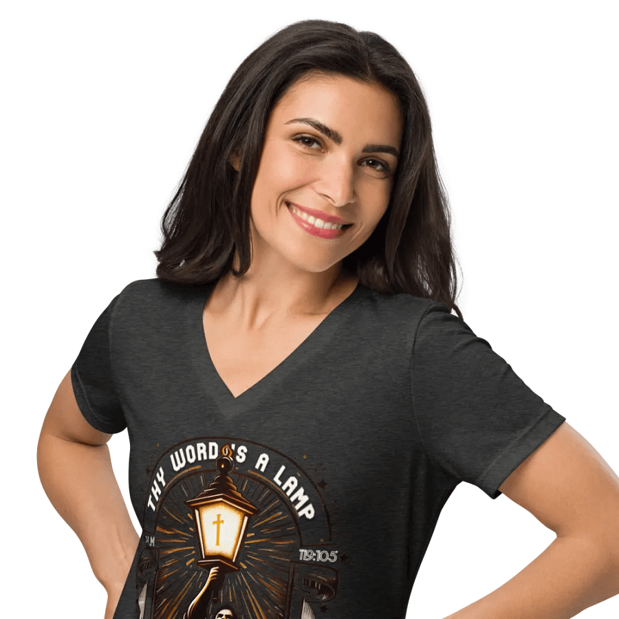 Thy Word is a Lamp Vintage V-Neck Tee product image (4)