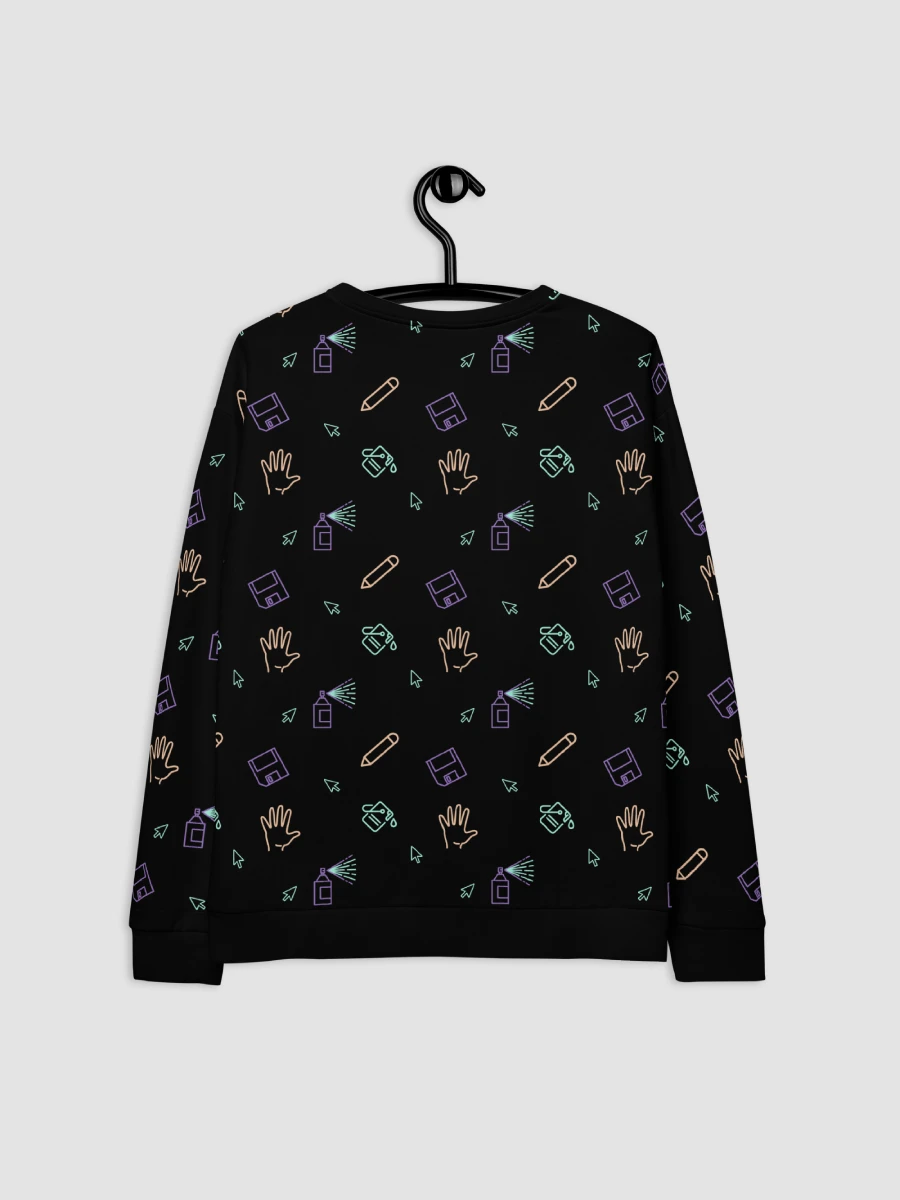 Computer lab pattern sweatshirt product image (8)