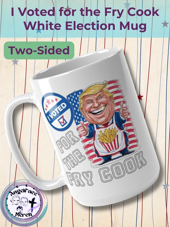 I Voted For The Fry Cook Trump USA Election Mug product image (1)