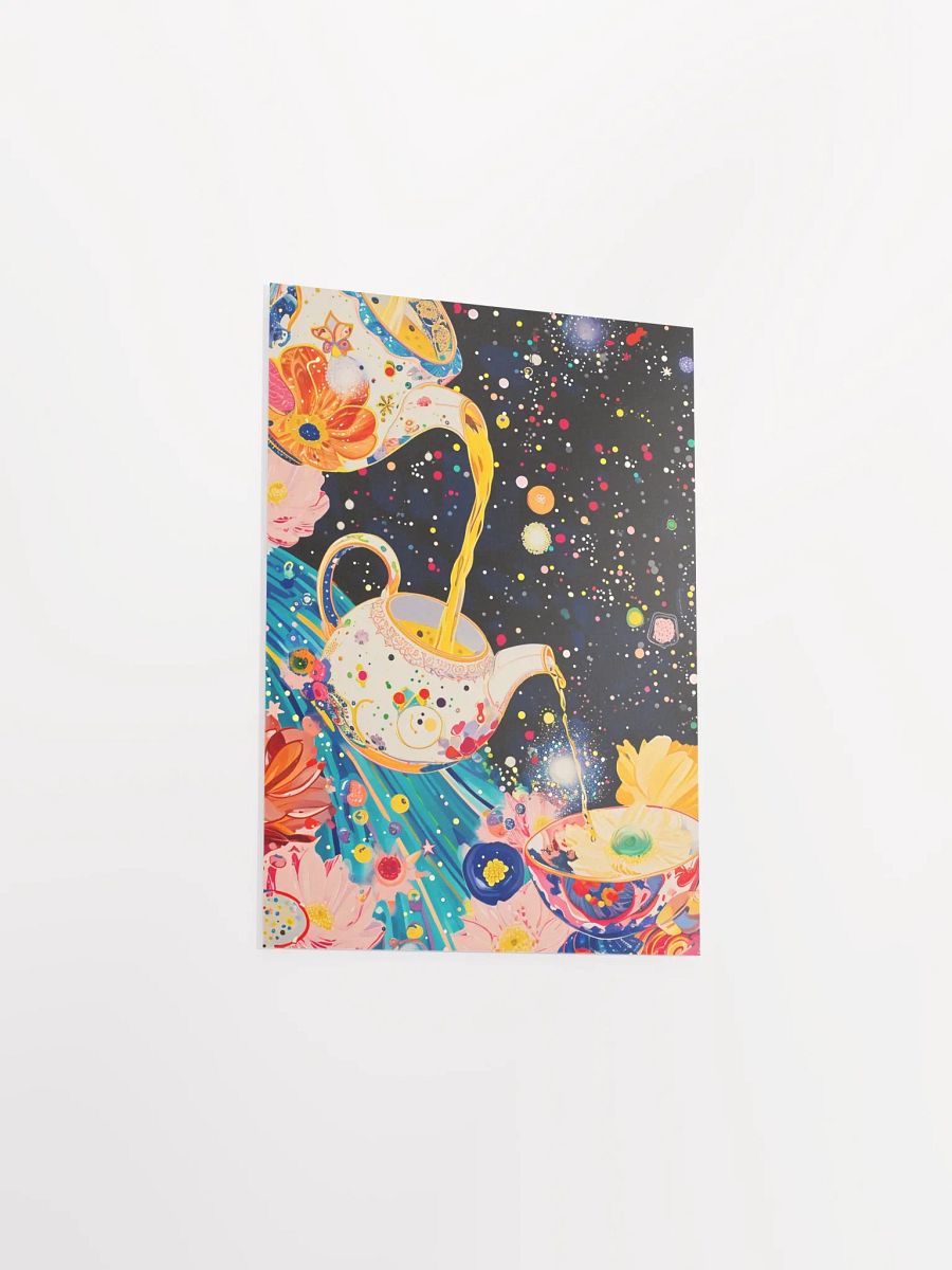 Whimsical Pour: Teapot and Teacup Fantasy Poster product image (6)