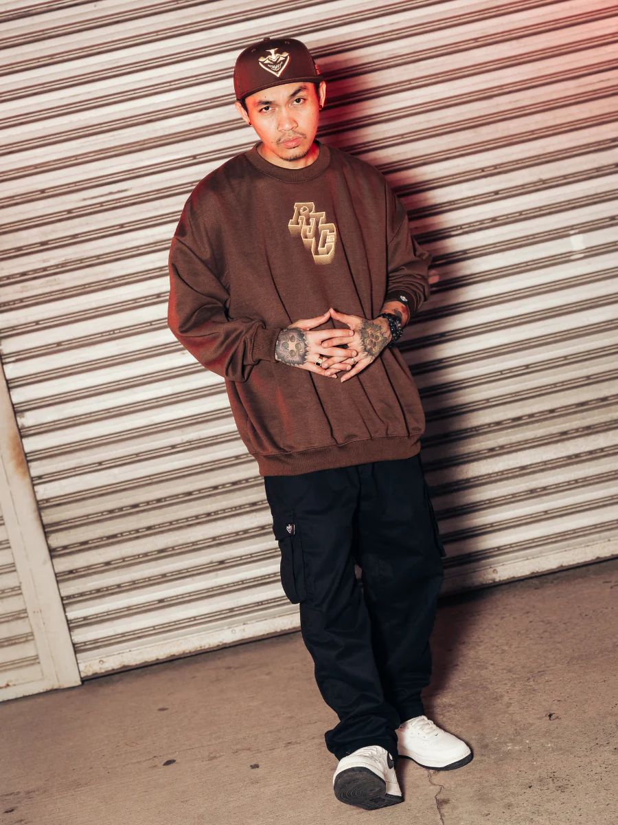 REAL JOKES MAZE SWEATSHIRT - BROWN product image (2)