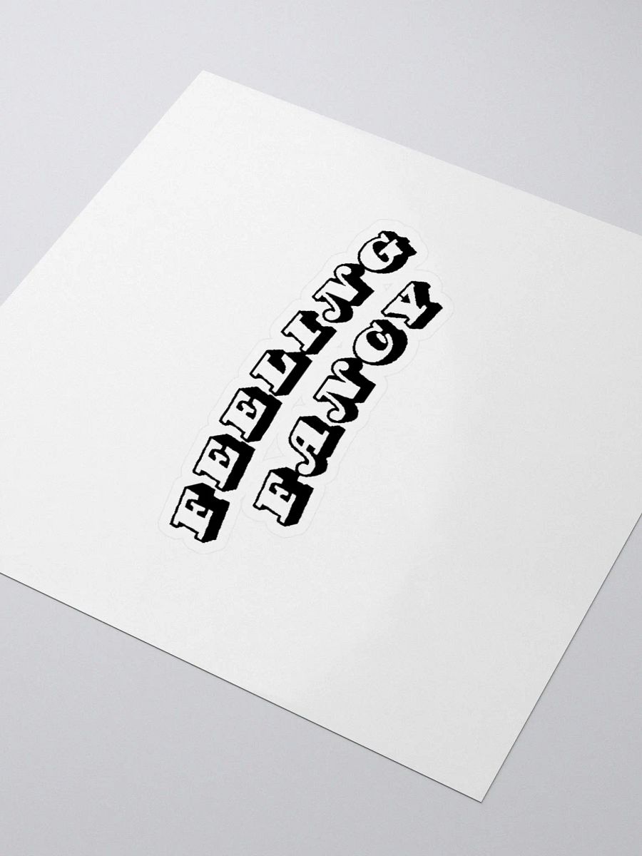 feeling fancy: Sticker product image (3)