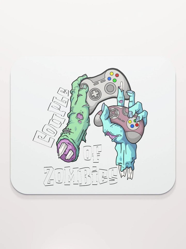 Couple of Zombies Mouse Pad product image (2)