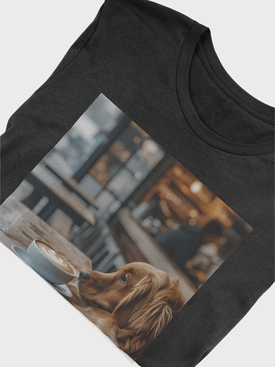 Café Dog T-Shirt | Coffee & Canine Lover Tee | Perfect for Pet Owners Who Love Coffee product image (5)
