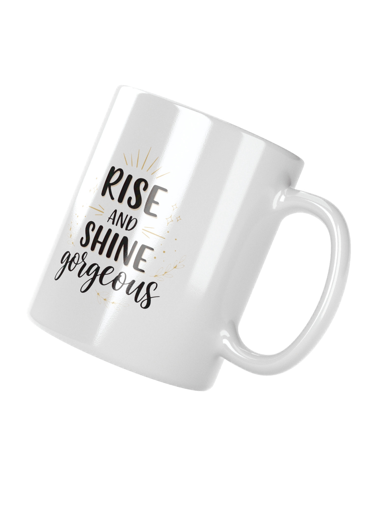 Rise and Shine Gorgeous Mug – Motivational Coffee Cup for a Positive Morning Boost product image (3)