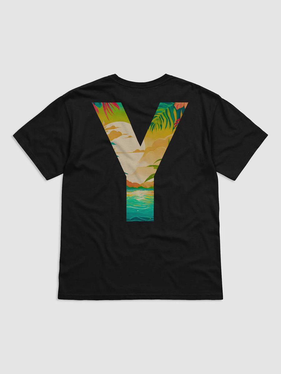 Tropical Sunset Paradise T-Shirt (Letter-Y) product image (3)