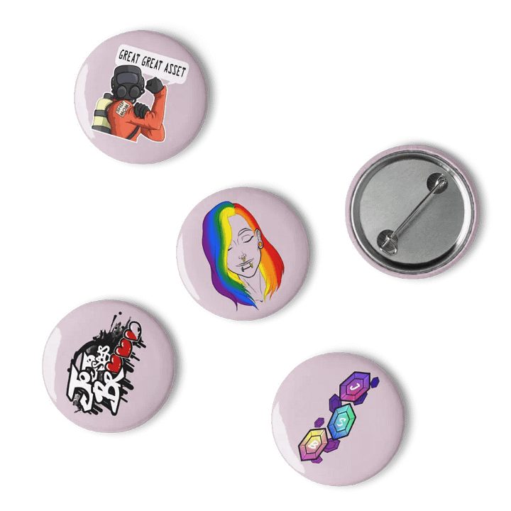 5 Button Pins Logos Pack product image (2)