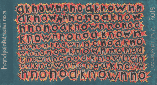A Wild Woman on Canvas (24" x 48") product image (1)