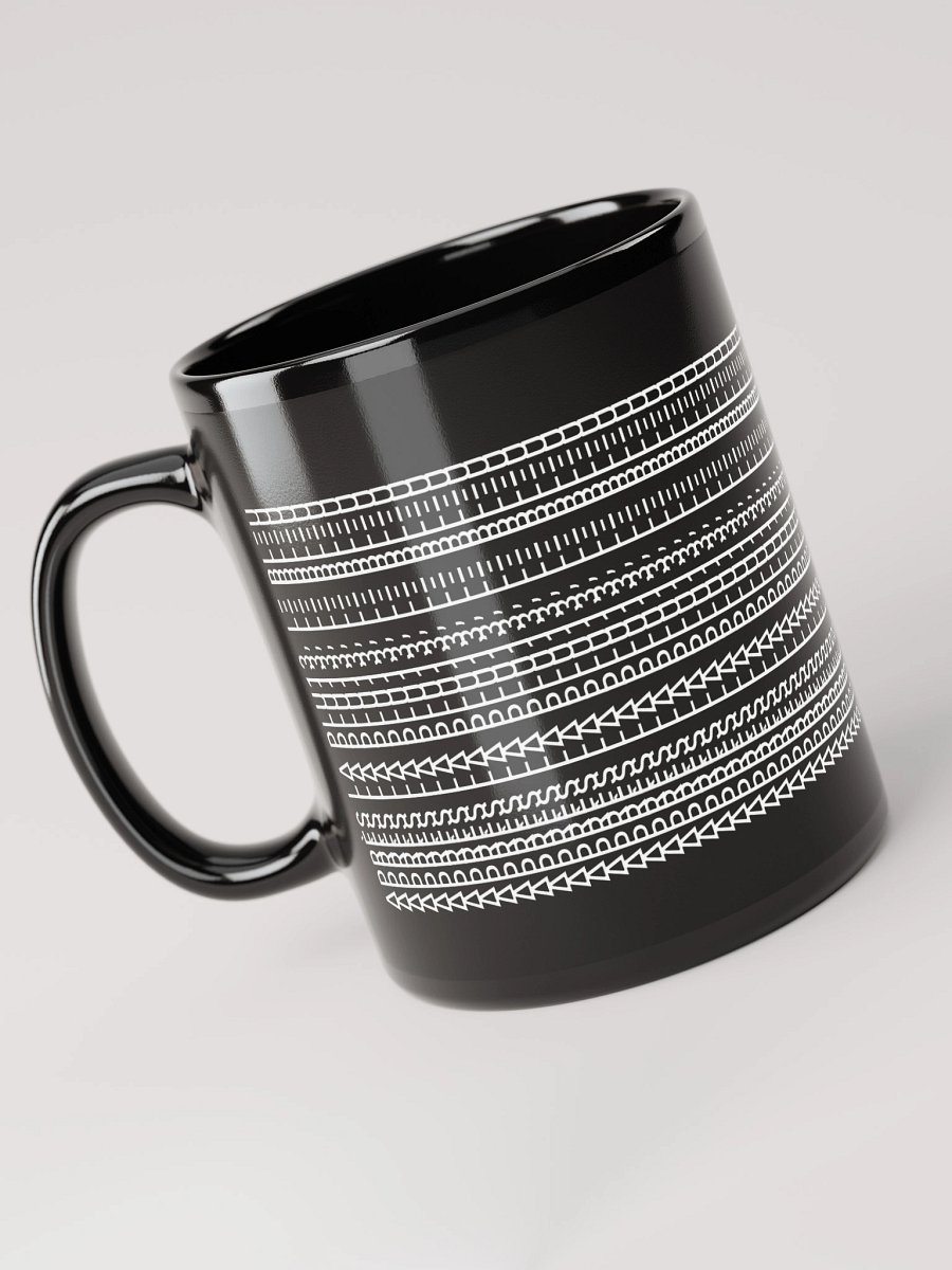 Mug Noir Codé Zen Blanc - Après la Pluie, le Bleu - Cadeau élégant product image (3)