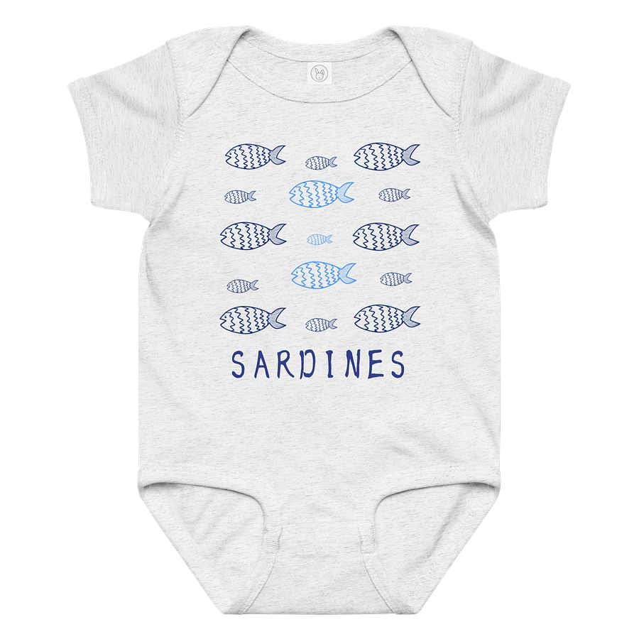 Oceanic Sardines Baby Bodysuit product image (1)